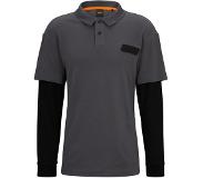 HUGO BOSS Perace 10250592 Short Sleeve Polo Harmaa M Mies