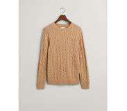 Gant Cable Sweater Beige S Mies