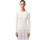 Lacoste Tf1692 Long Sleeve T-shirt Valkoinen 38 Nainen