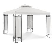 Uniprodo Paviljonki - 3 x 3 m - 160 g/m² - kermanvärinen