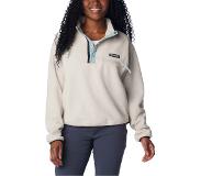 Columbia Helvetia Cropped Half Snap Neulepaita dark stone Koko M