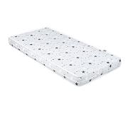 Kikkaboo Kikka Boo DayDream Stars Grey patja, 60 cm x 120 cm x 10 cm, harmaan värinen