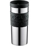 Bodum - Vacuum travel mug, small, 0.35 l, stainless steel - Black