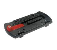 Klickfix Carrier Adapter For Baskets And Bags Musta