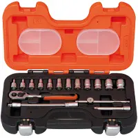 Bahco hylsysarja S160AF, 1/4", 16 osaa, tuuma
