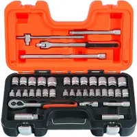 Bahco hylsysarja S380, 3/8", 38 osaa