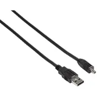Diverse Hama USB 2.0 -kaapeli, USB-A - Mini-USB B, 1.8 m, musta