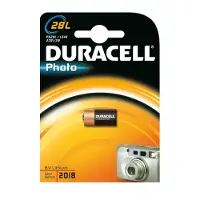 Duracell Photo 28L, Kertakäyttöinen akku, Litium, 6 V, 1 kpl, 84 mm, 14 mm (002838)