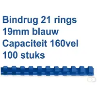 GBC Din A4 19 Mm Kierreselkä 100 Yksiköt
