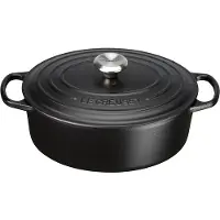 Le Creuset Signature ovaali pata 6,3 l Matte black