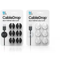 Bluelounge CableDrop 6-pack, Musta
