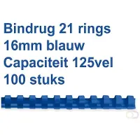 GBC Din A4 16 Mm Plastic Comb 100 Units