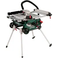 Metabo Pöytäsaha TS 216 jaloilla ja pyörillä