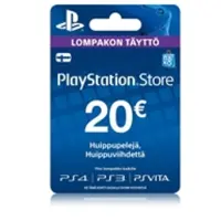 Sony Store PSN 20 EUR Lahjakortti / Latauskortti (fyysinen)