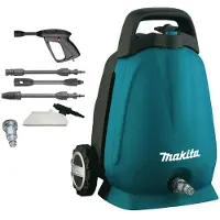 Makita HW102 -painepesuri, 1300 W, 100 bar, 360 l/h, musta, turkoosi