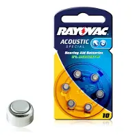 Varta Rayovac 10 -kuulolaitteen paristo, 6 kpl