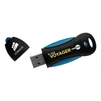 Corsair Microsystems Flash Voyager USB 3.2 Gen 1 256 Gt -muistitikku, musta/sininen
