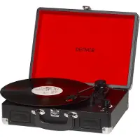 Denver Denverin puoliautomaattinen levysoitin - Musta - USB-skannaus - 33/45/78 rpm