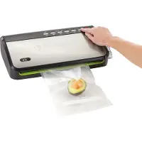 Foodsaver FFS005x ruostumattomasta teräksestä valmistettu vakuumipakkaaja