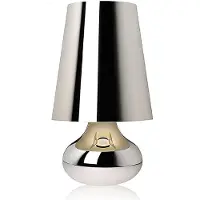 Kartell Pöytävalaisin , Cindy, Metallinsävyinen, Olohuone, Muovi, Design