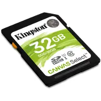 Kingston Canvas Select 32GB SDHC UHS-I Memory Card