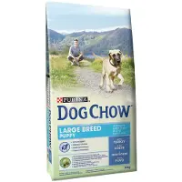Dog chow 2x14kg Puppy Large Breed Turkey Purina koiran kuivaruoka