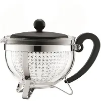 Bodum Tekanna - - Chambord - 1 L - Glas - Rostfritt stål - Grå