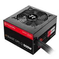 Thermaltake Smart DPS G, 500 W, 100 - 240 V, 600 W, 47 - 63 Hz, 8 A, Aktiivinen (PS-SPG-0500DPCBEU-B)