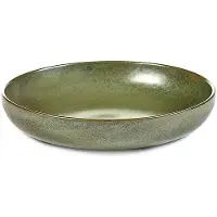 Serax Surface Syvä lautanen Suuri 21cm Camo Green