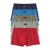 H.I.S. Alushousut sininen / harmaa / khaki / punainen