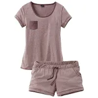 Arizona Pyjamashortsit pastellinvioletti
