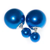 Silver Bar BB-Korvakorut Pearl 8/16 Electric Blue