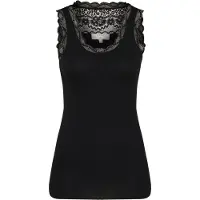 Cream Vanessa Top - Black - XL