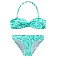 Venice beach Bikini turkoosi / valkoinen