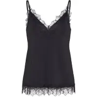 Rosemunde Rwbillie Sl Lace Strap Top - Black - 34