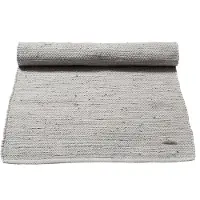 Rug Solid Cotton matto 75 x 200 cm light grey (vaaleanharmaa)