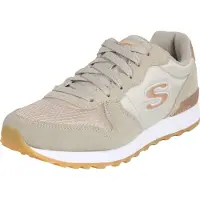 SKECHERS Matalavartiset tennarit 'Goldn Gurl' beige / vaaleanharmaa