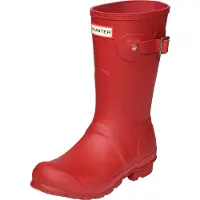 Hunter Womens Original Short Boot - Red - 37