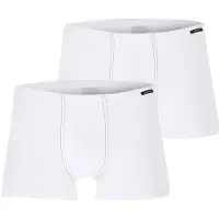 Schiesser Shorts, 2-Pack, White - Essentials - White - XL