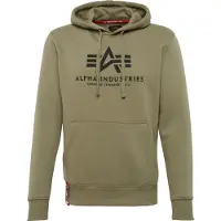 Alpha industries Basic -Huppari Oliivi Miehet vihreä, size L