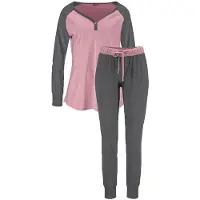 Buffalo Pyjama harmaa / roosa