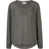 Kaffe Amber Blouse Ls - Grey - 34
