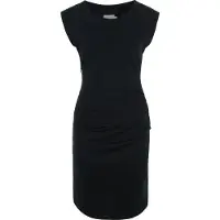Kaffe India Round-Neck Dress - Navy - XL