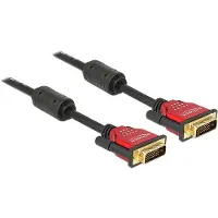 DeLOCK DVI 24+1 Cable 1.8m, 1,8 m, DVI-D, DVI-D, Musta, Uros/uros (84345)