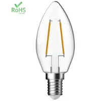 GP LED FILAMENT CANDLE LED-Lampa, 2W, E14, Kron