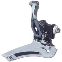 Shimano Tiagra 4700 etuvaihde kaksoisjousituksella.