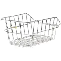Basil Cento Fixed 20l Basket Hopeinen
