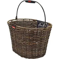 Klickfix Structura Oval Pyörän kori ruskea