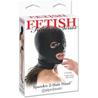 Fetish Fantasy Spandex 3-Hole Hood