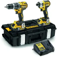 DeWalt Työkalusarja DCK266P3 (DCD796 + DCF887); 18 V; 3x5,0 Ah akku